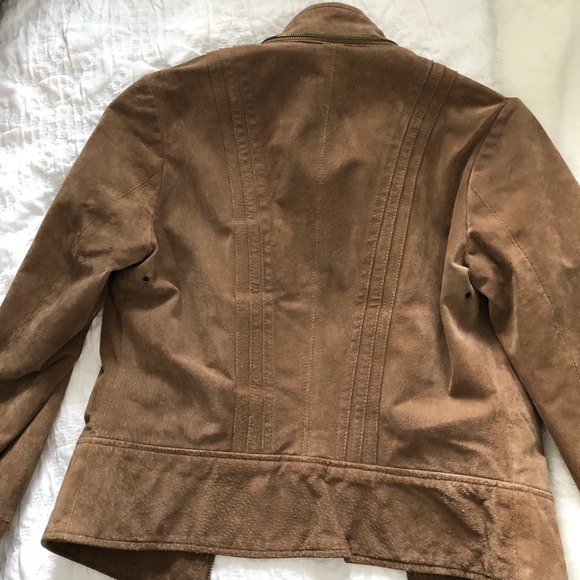 Tan Leather Jacket - Picture 6 of 8